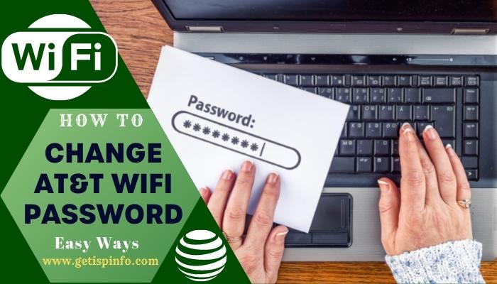 how to change wifi password at&t